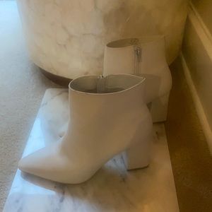 Vince Camuto Cream Booties